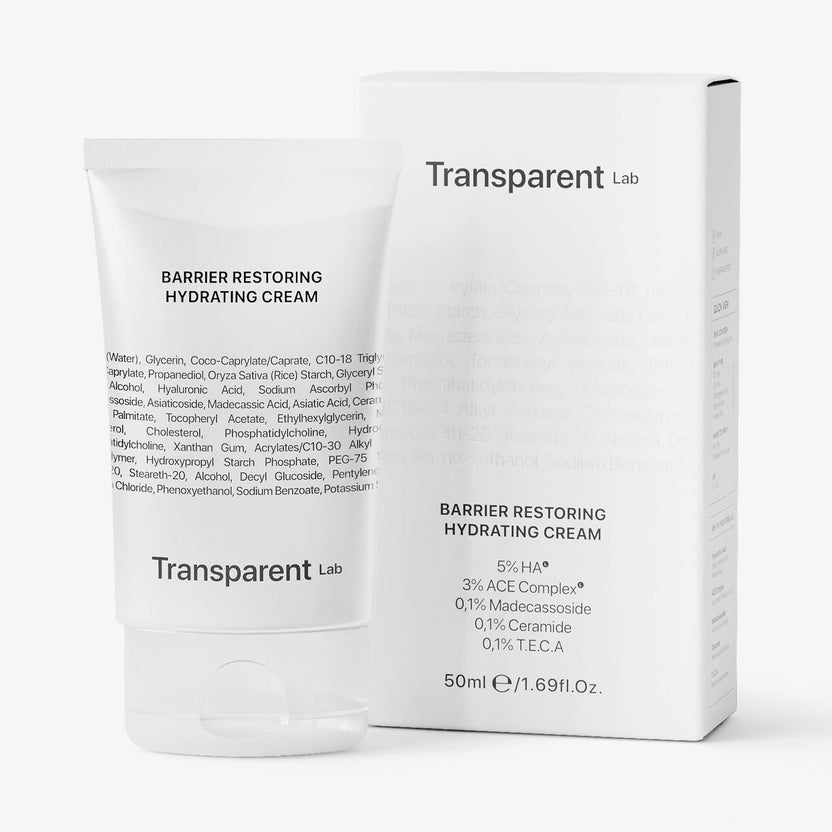 Transparent Lab Barrier Restoring Hydrating Cream (50ml) Begrenzt auf 3 Tage
