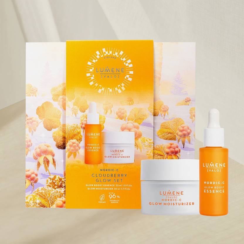 Lumene NORDIC-C [VALO] CLOUDBERRY GLOW SET 2024 (80ml) 50% Rabatt für begrenzte Zeit