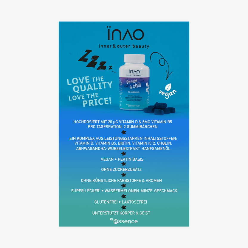 INAO by Essence Dream And Chill Gummies (180g) Tägliche Deals