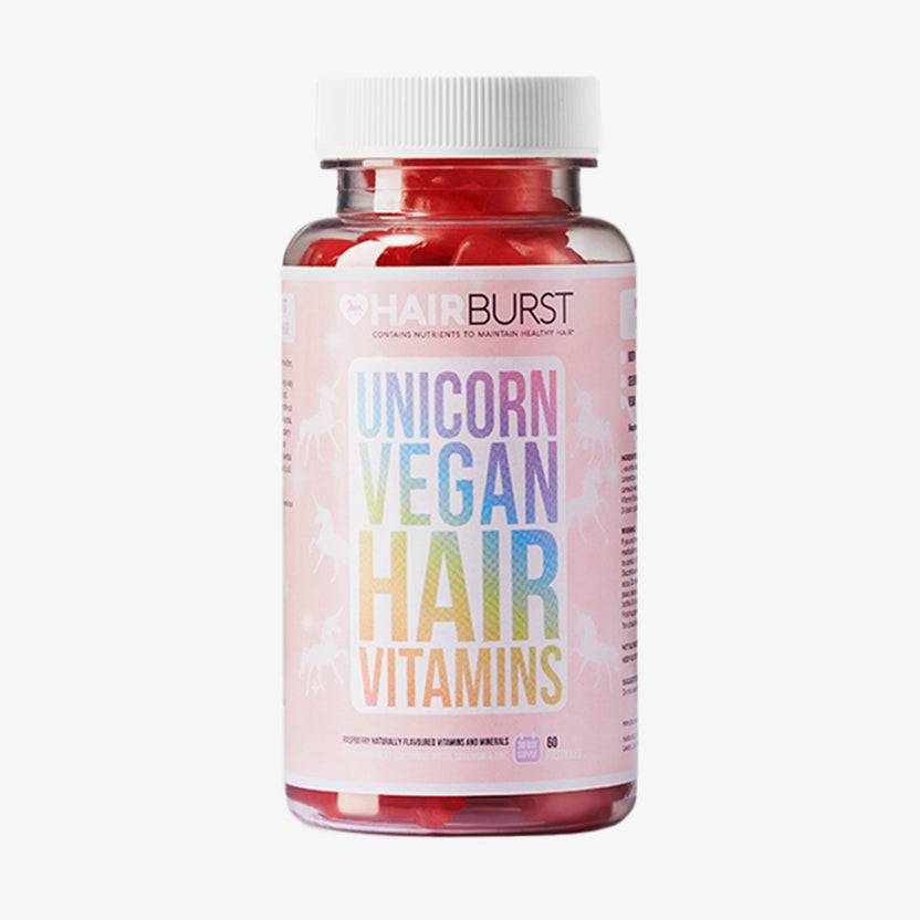 Hairburst Chewable Unicorn Vegan Vitamins 1 Month Begrenzte Freigabe