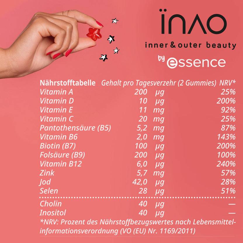 INAO by Essence Hair Yeah Gummies 6 Month Bundle (972g) Letzte 3 Tage