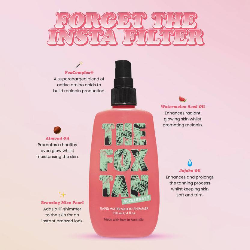 The Fox Tan Rapid Watermelon Shimmer (120ml) Bis zu 50% Rabatt