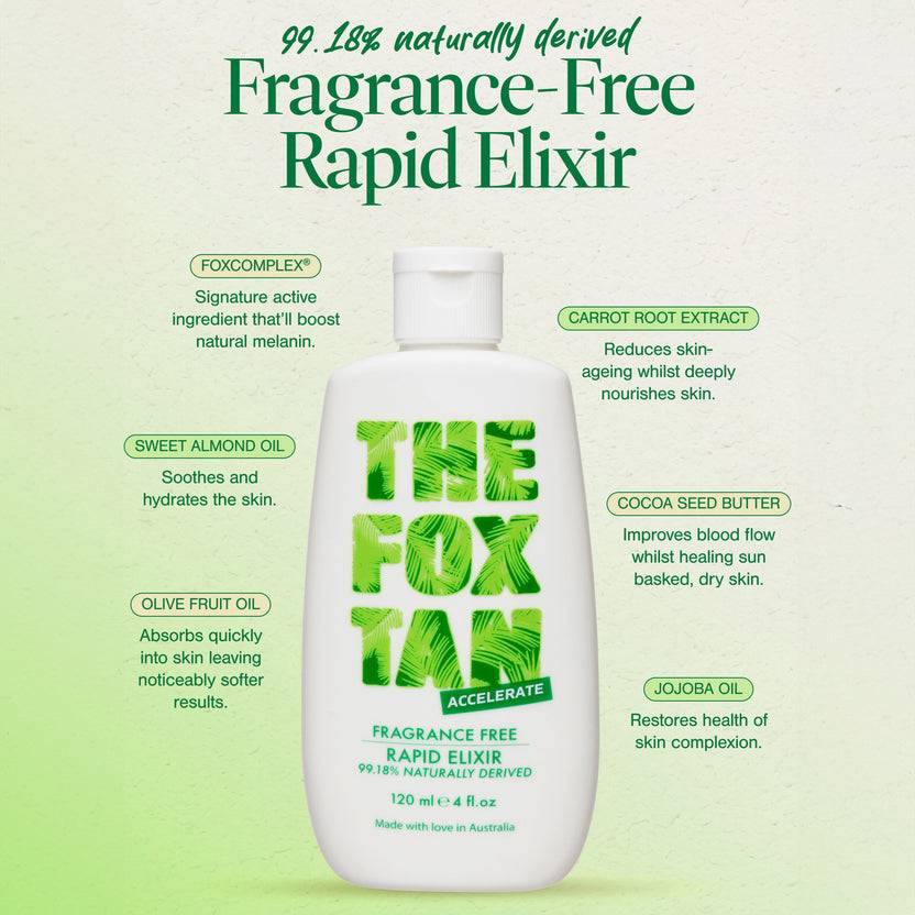 The Fox Tan Fragrance Free Rapid Tanning Elixir (120ml) Günstiger Verkauf