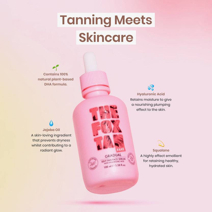 The Fox Tan Gradual Self-Tan Face Serum (100ml) Limitierter Zeitrabatt