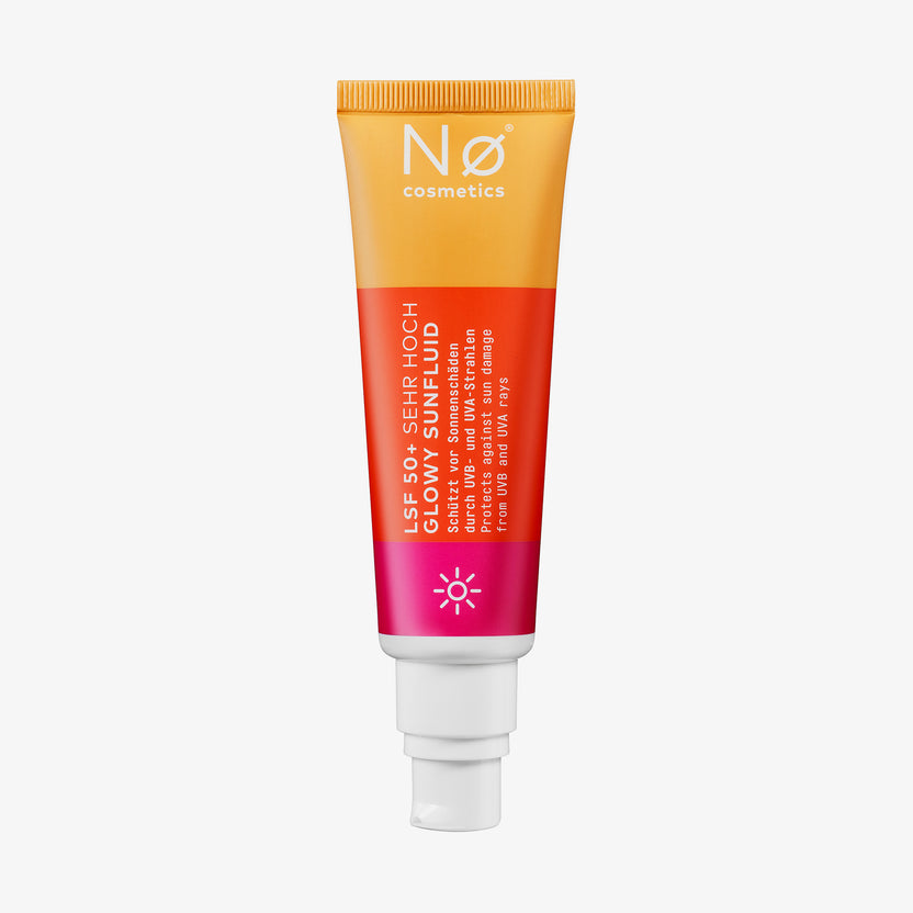 Nø Cosmetics luminous tøday LSF 50+ Glowy Sunfluid (50ml) Räumungsverkauf