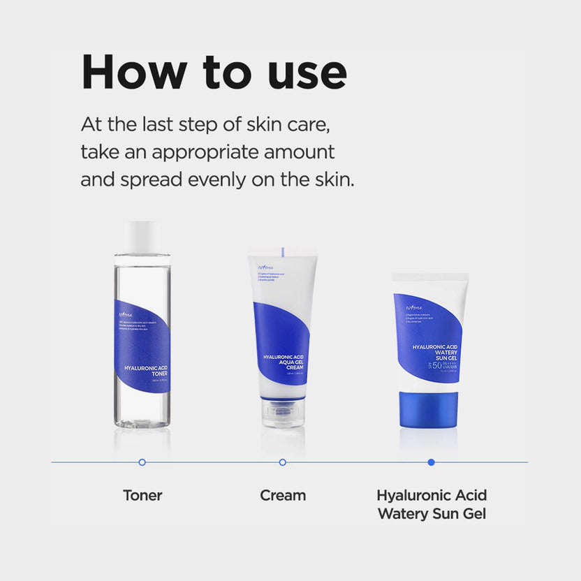 Isntree Hyaluronic Acid Watery Sun Gel (50ml) Neueste Stile