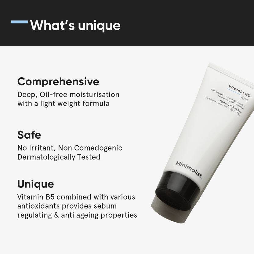 Minimalist Vitamin B5 10% Moisturizer (50g) Fabrikladen