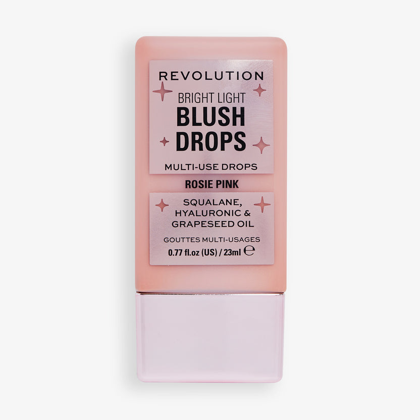 Revolution Makeup Bright Light Blush Drops Pink Rosie (23ml) Begrenzt auf 3 Tage