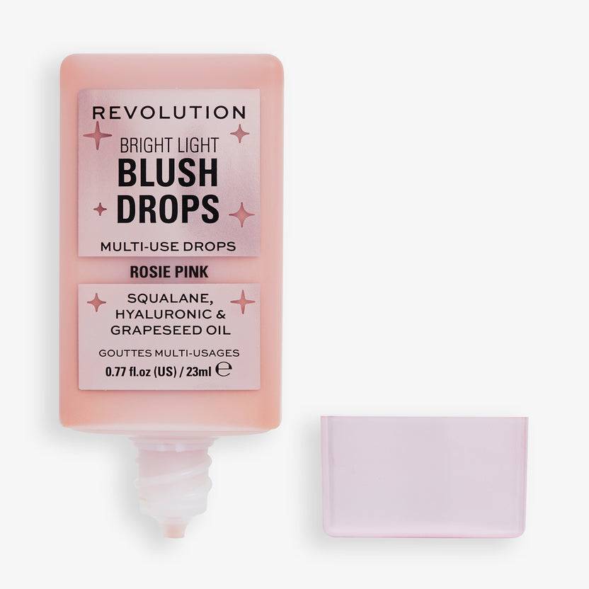 Revolution Makeup Bright Light Blush Drops Pink Rosie (23ml) Begrenzt auf 3 Tage