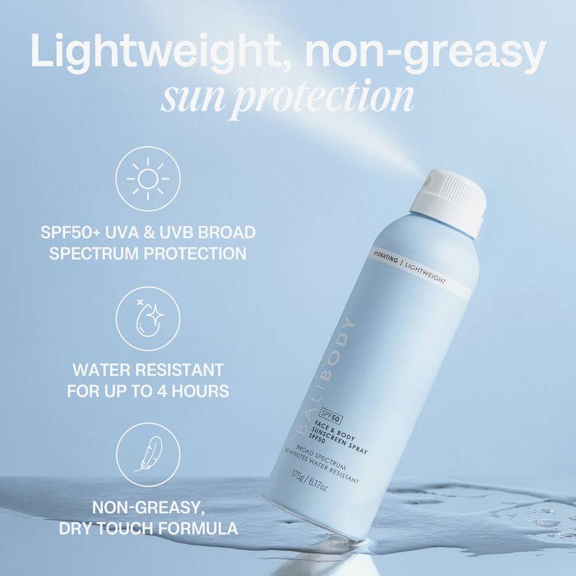 Bali Body Face & Body Sunscreen Spray SPF50+ (175g) JETZT KAUFEN
