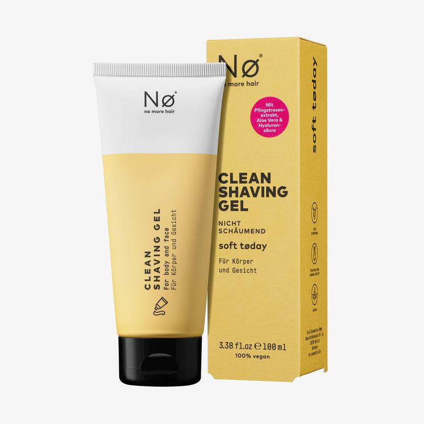 Nø Cosmetics soft tøday Clean Shaving Gel (100ml) Letzte 2 Tage