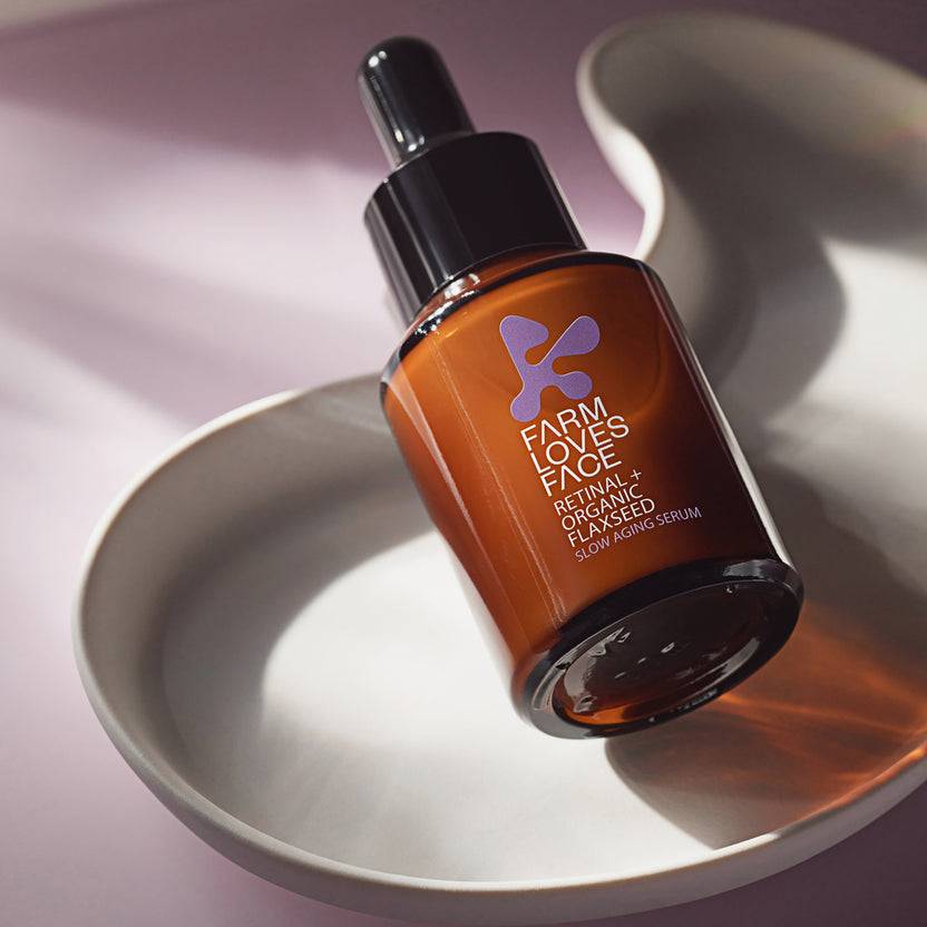 Farm Loves Face Retinal + Organic Flaxseed Slow Aging Serum (28ml) Begrenzt auf 3 Tage