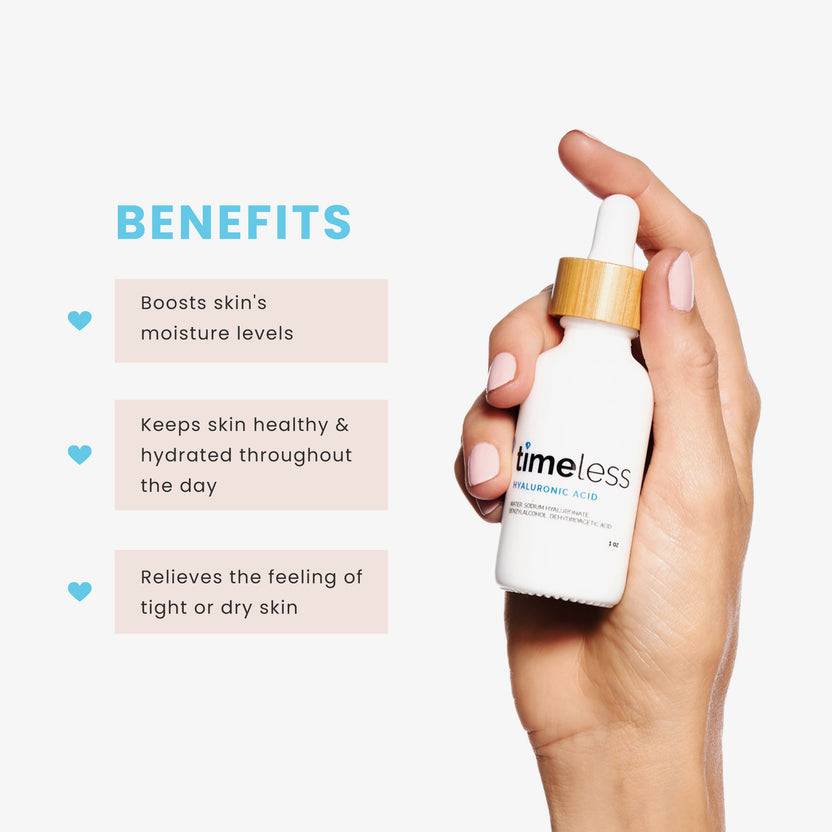 Timeless Skin Care Hyaluronic Acid 100% Pure Serum (30ml) Auslauf