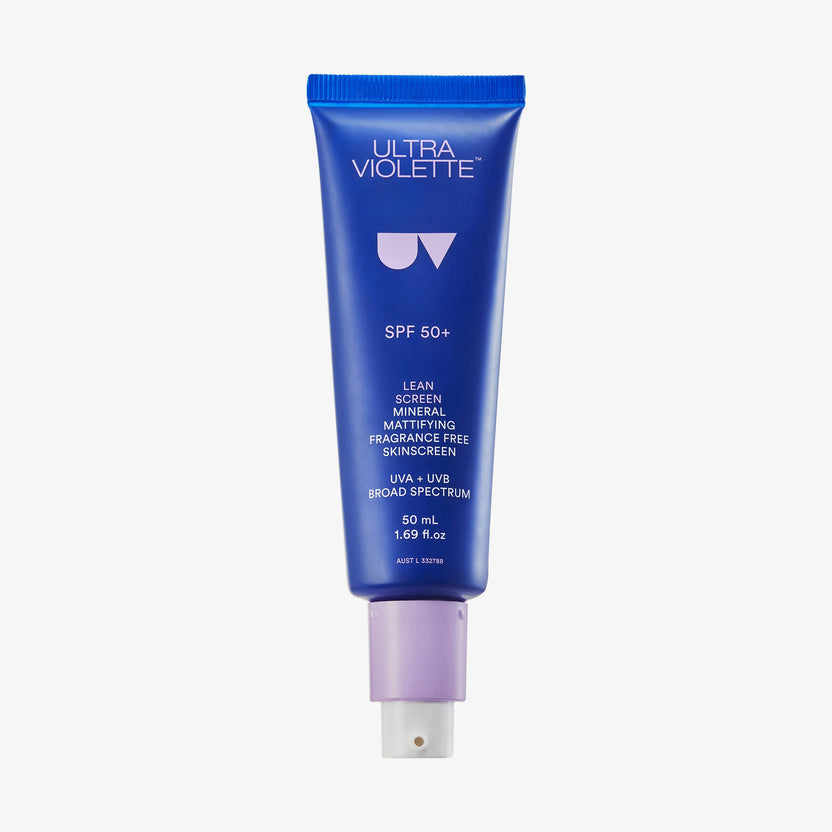 Ultra Violette Lean Screen Mineral Mattifying Fragrance Free Skinscreen SPF50+ (50ml) Limitierter Zeitrabatt
