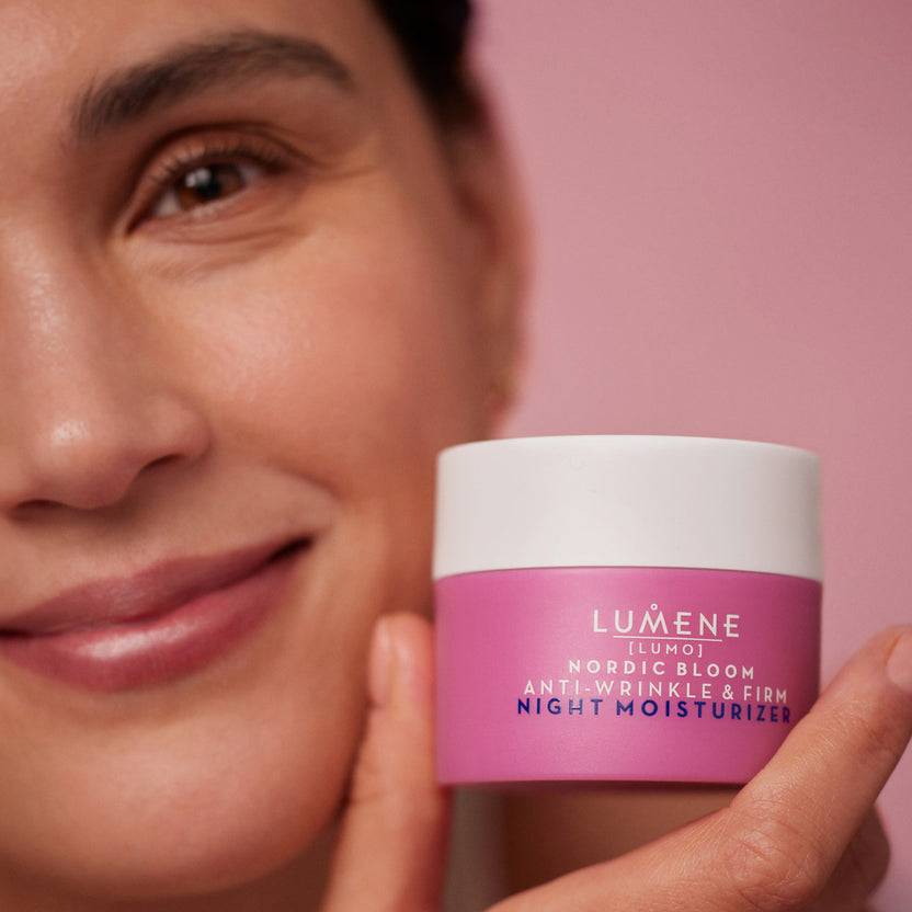 Lumene NORDIC BLOOM [LUMO] Anti-wrinkle & Firm Night Moisturizer (50ml) Vatertagsangebot