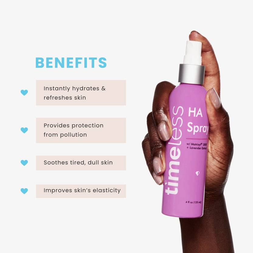 Timeless Skin Care HA LAVENDER SPRAY w/ Matrixyl 3000 (120ml) Jubiläumsangebot
