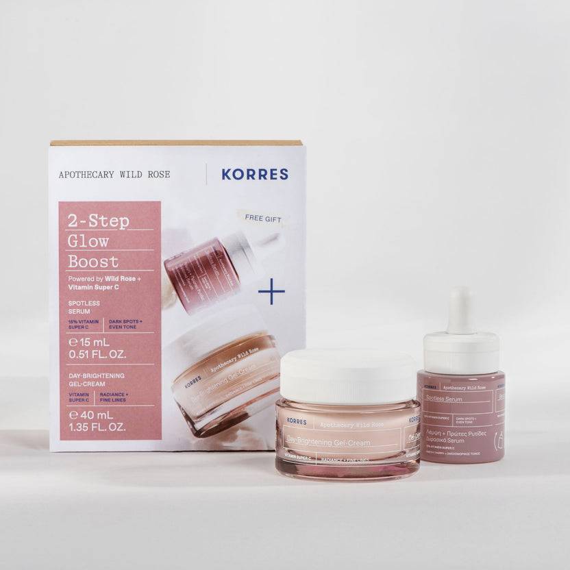 KORRES Apothecary Wild Rose 2-Step Glow Boost (55ml) Vierteljährliche Förderung