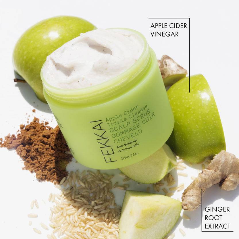 FEKKAI Apple Cider Triple Cleanse Scalp Scrub (220ml) Begrenzt auf 3 Tage
