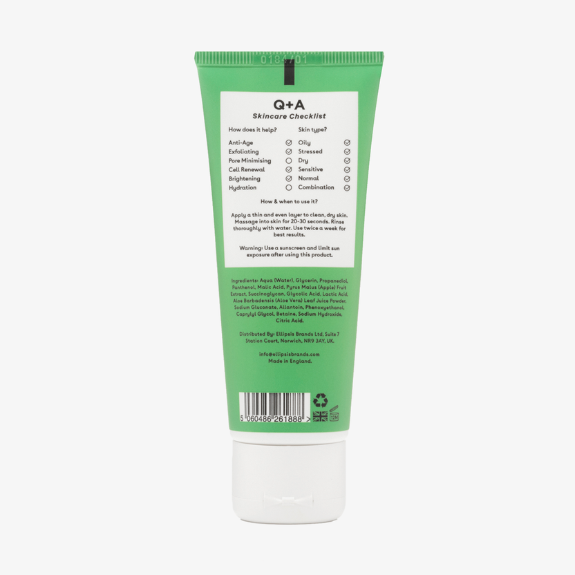 Q + A Skin Apple AHA Exfoliating Gel (75ml) Im Verkauf