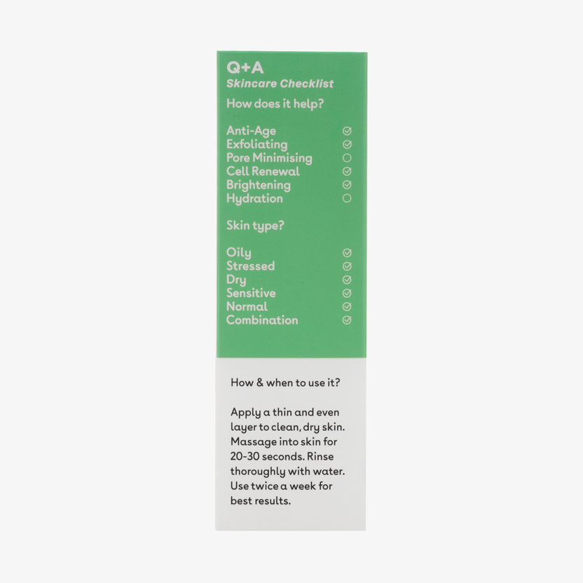 Q + A Skin Apple AHA Exfoliating Gel (75ml) Im Verkauf