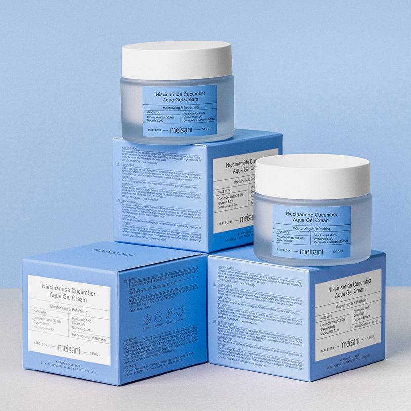 meisani Niacinamide Cucumber Aqua Gel Cream (50ml) 50% Rabatt für begrenzte Zeit