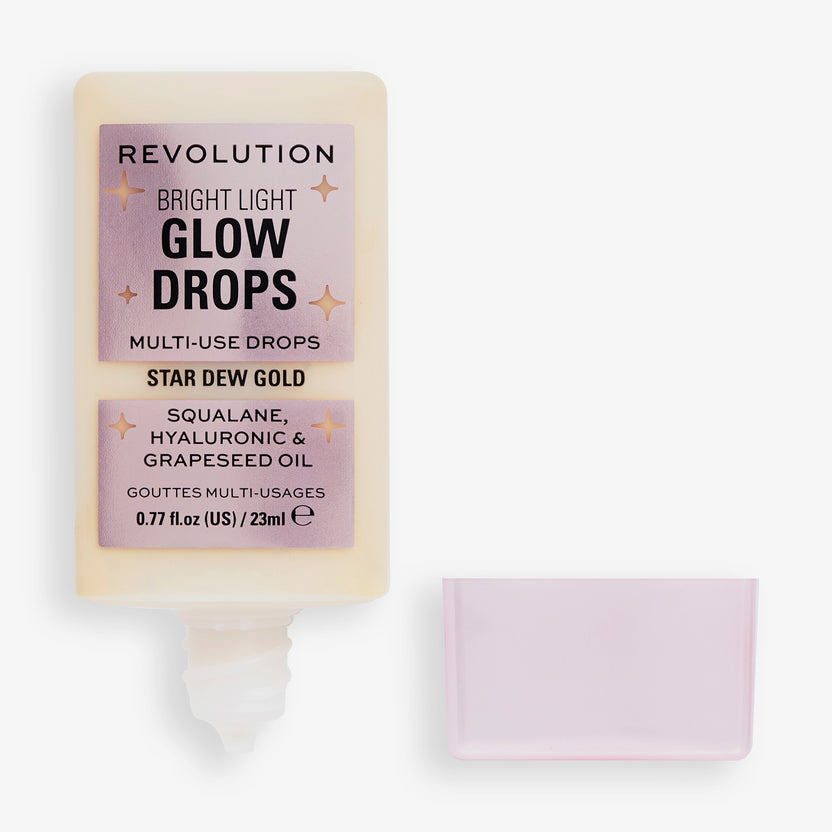Revolution Makeup Bright Light Glow Drops Golden Star Dew (23ml) Top Angebot