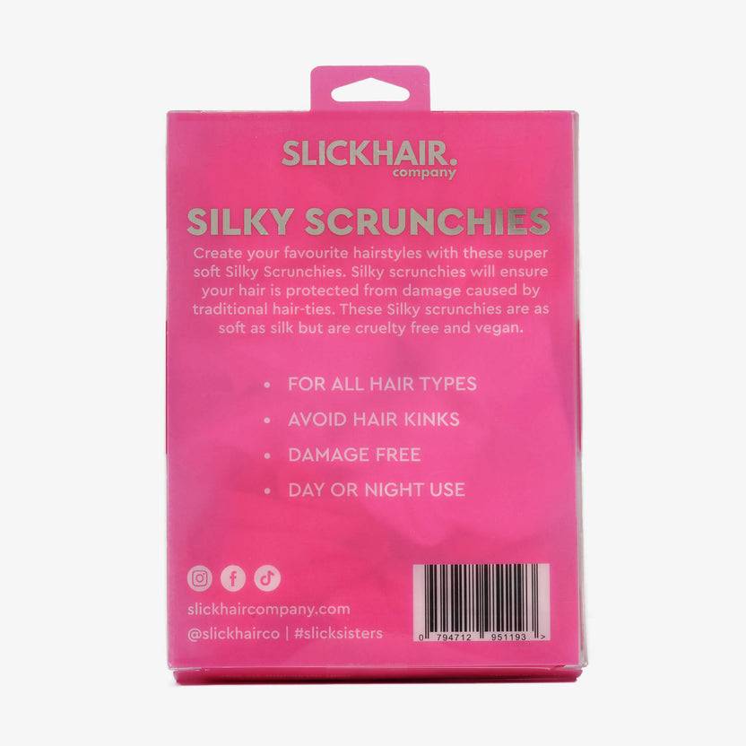 Slick Hair Skinny Silky Scrunchies Set (6 Pack) Blitzangebot