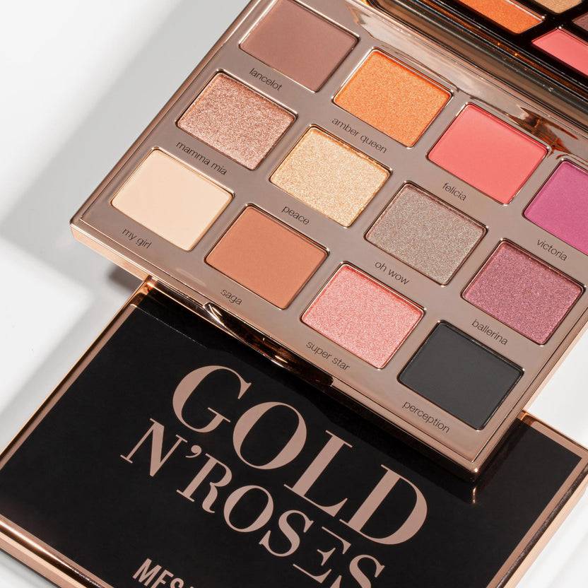 Mesauda Milano Gold n' Roses Palette Riesige Ersparnisse