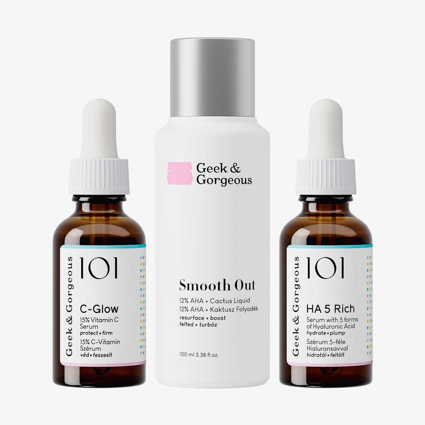 Geek & Gorgeous Let's Glow Kit (160ml) Nur für heute