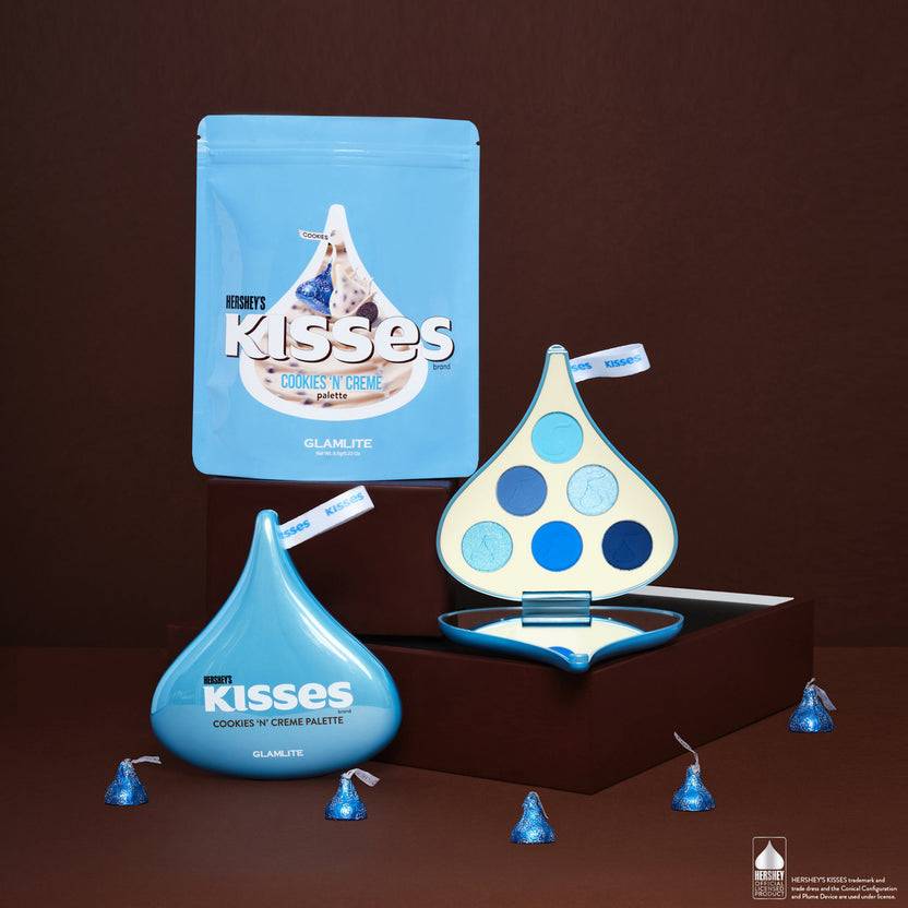 Glamlite Cosmetics Hershey's Kisses x Glamlite Cookies 'N' Creme Palette (6.6g) zollfrei