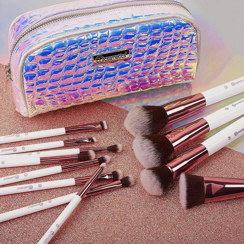 BH Cosmetics Crystal Quartz 12 Piece Brush Set Flash Sale