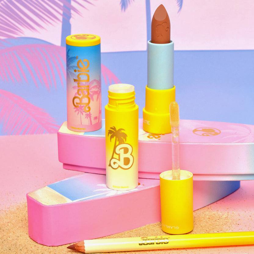 Glamlite Cosmetics Barbie™ x Glamlite At The Beach Lip Kit Exklusivangebot