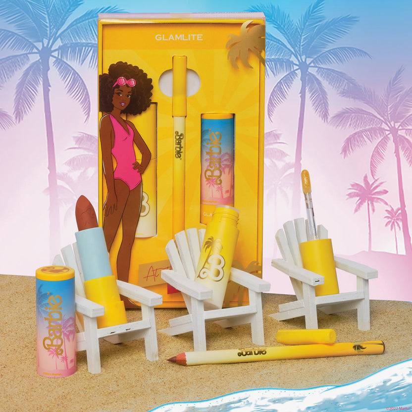 Glamlite Cosmetics Barbie™ x Glamlite At The Beach Lip Kit Exklusivangebot