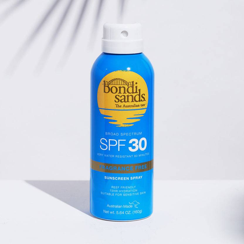 Bondi Sands SPF 30 Aerosol Mist Spray Fragrance Free (160g) Bis zu 50% Rabatt