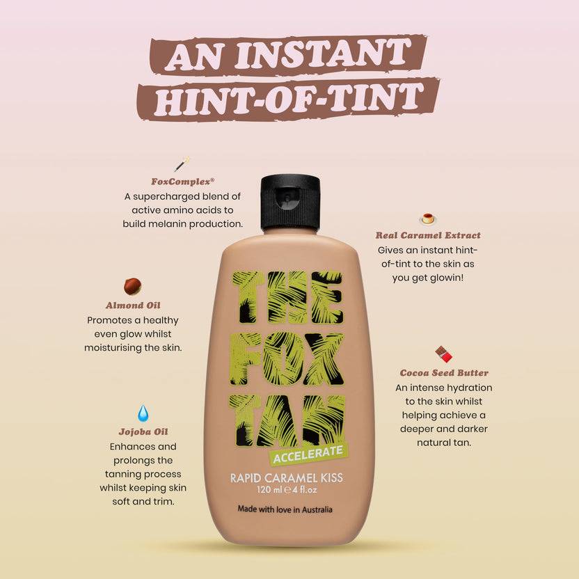The Fox Tan Rapid Caramel Kiss (120ml) 50% Rabatt mit kostenlosem Versand