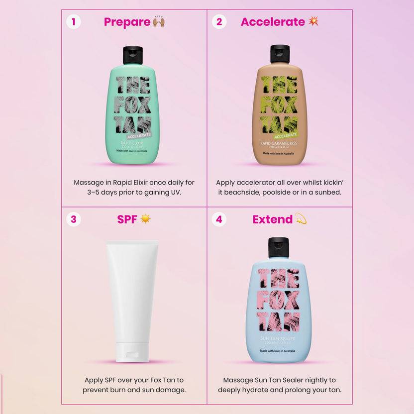 The Fox Tan Rapid Caramel Kiss (120ml) 50% Rabatt mit kostenlosem Versand