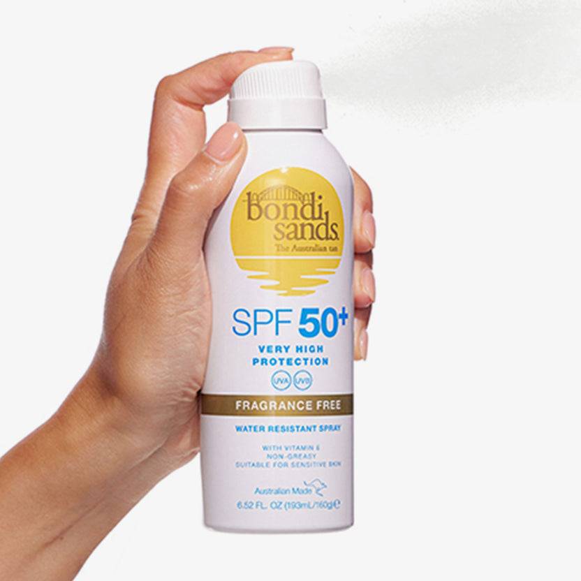 Bondi Sands SPF 50+ Fragrance Free Aerosol Mist Spray (160g) Kostenloser Versand international