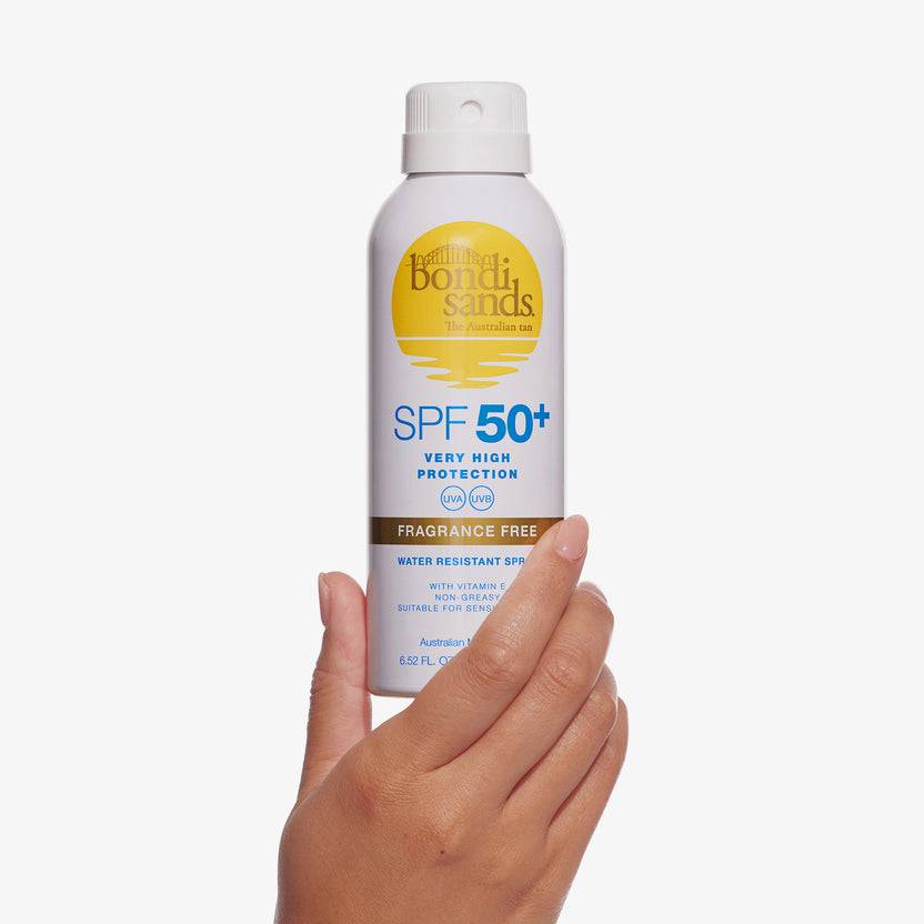 Bondi Sands SPF 50+ Fragrance Free Aerosol Mist Spray (160g) Kostenloser Versand international
