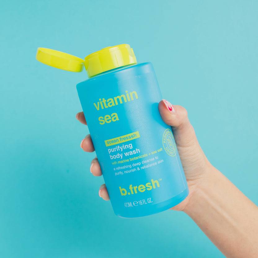 b.fresh vitamin sea - purifying body wash (473ml) Kostenloser Versand