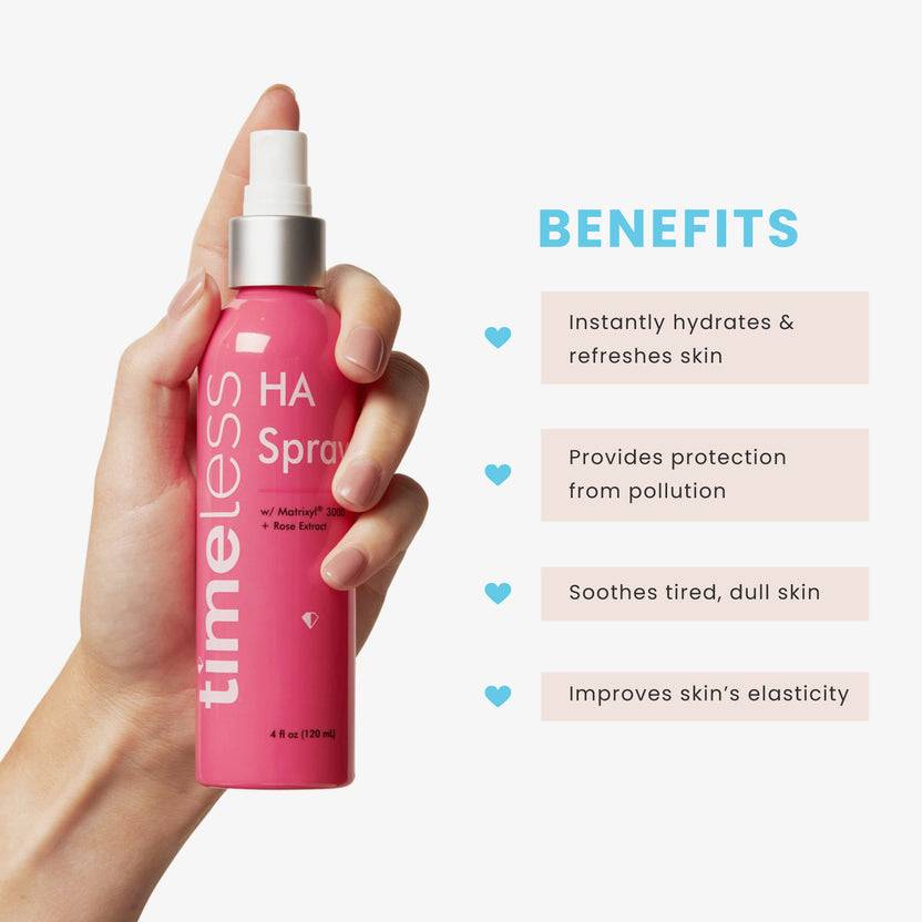 Timeless Skin Care HA ROSE SPRAY w/ Matrixyl 3000 (120ml) Flash Sale