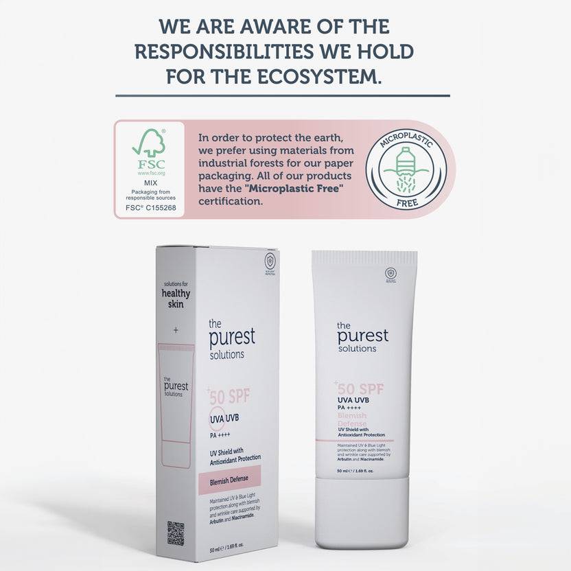 The Purest Solutions 50+ SPF UVA/UVB Blemish Defense Tinted Antioxidant Protection Suncreen (50ml) Neuheiten