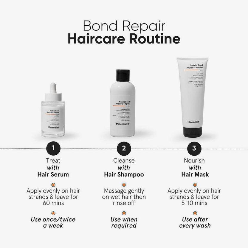 Minimalist Maleic Bond Repair Complex 3.5% Hair Shampoo (250ml) Kostenlose Rückgabe