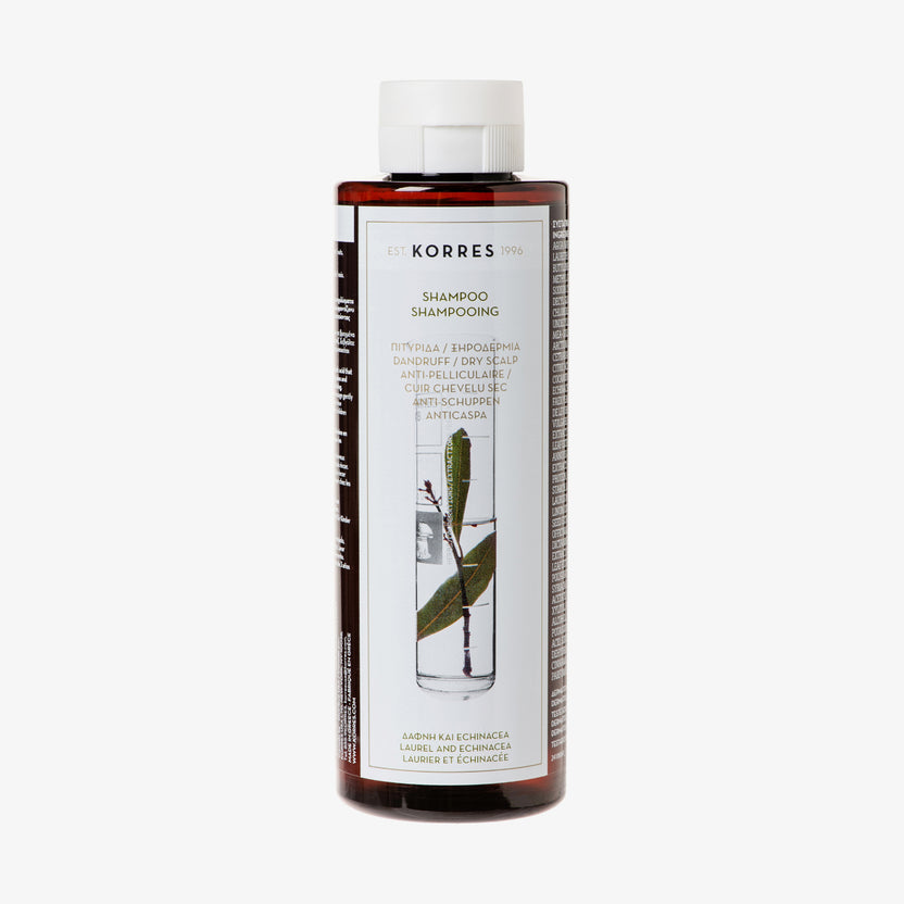 KORRES Laurel & Echinacea Anti-Schuppen Shampoo für trockene Kopfhaut (250ml)