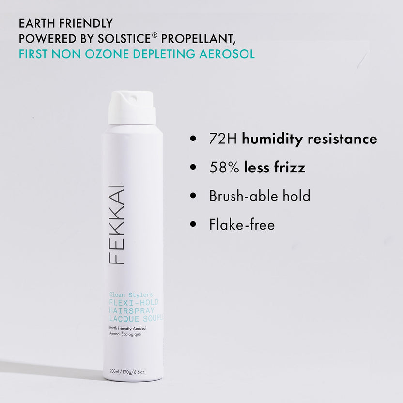 FEKKAI Green Aerosol Flexi-Hold Hair Spray (200ml) Vierteljährliche Förderung