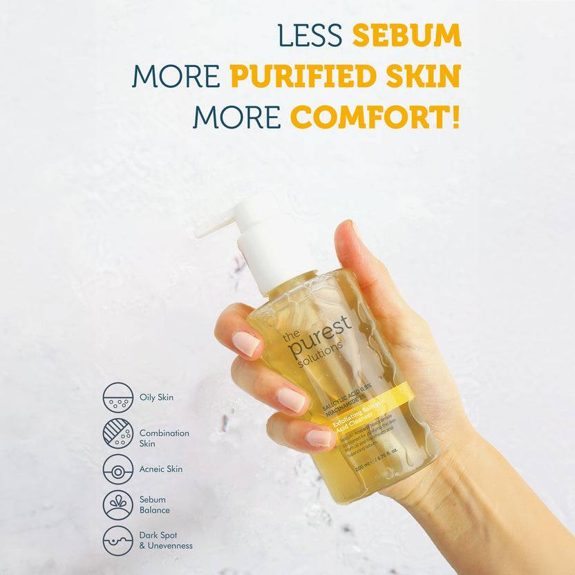 The Purest Solutions 0,5% Salicylic Acid + 1% Niacinamide Exfoliating Cleanser (200ml) Zeitlich begrenztes Angebot