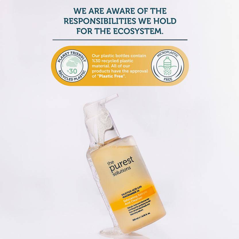 The Purest Solutions 0,5% Salicylic Acid + 1% Niacinamide Exfoliating Cleanser (200ml) Zeitlich begrenztes Angebot
