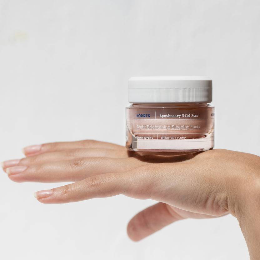 KORRES Apothecary Wild Rose Nachtcreme für strahlenden Teint (40ml) Räumungsverkauf