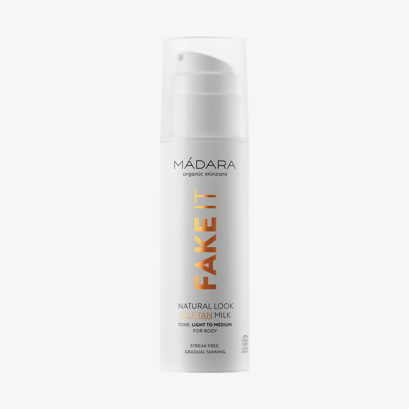 MÁDARA Cosmetics Fake It Natural Look Self Tan Milk (150ml) Super Rabatt
