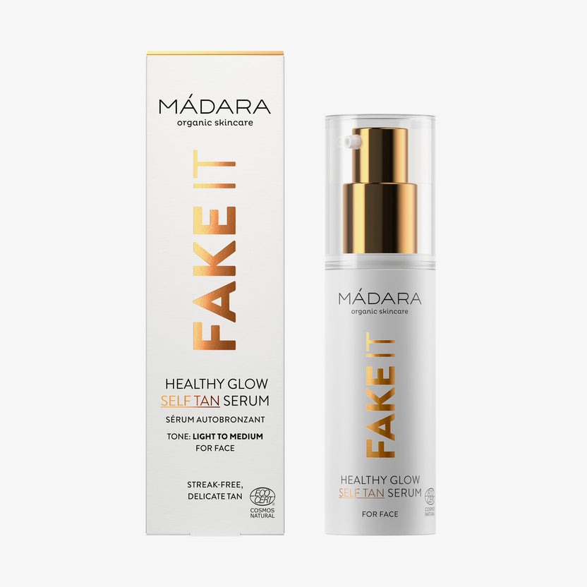 MÁDARA Cosmetics Fake It Healthy Glow Self Tan Serum For Face (30ml) Kostenloser Versand international