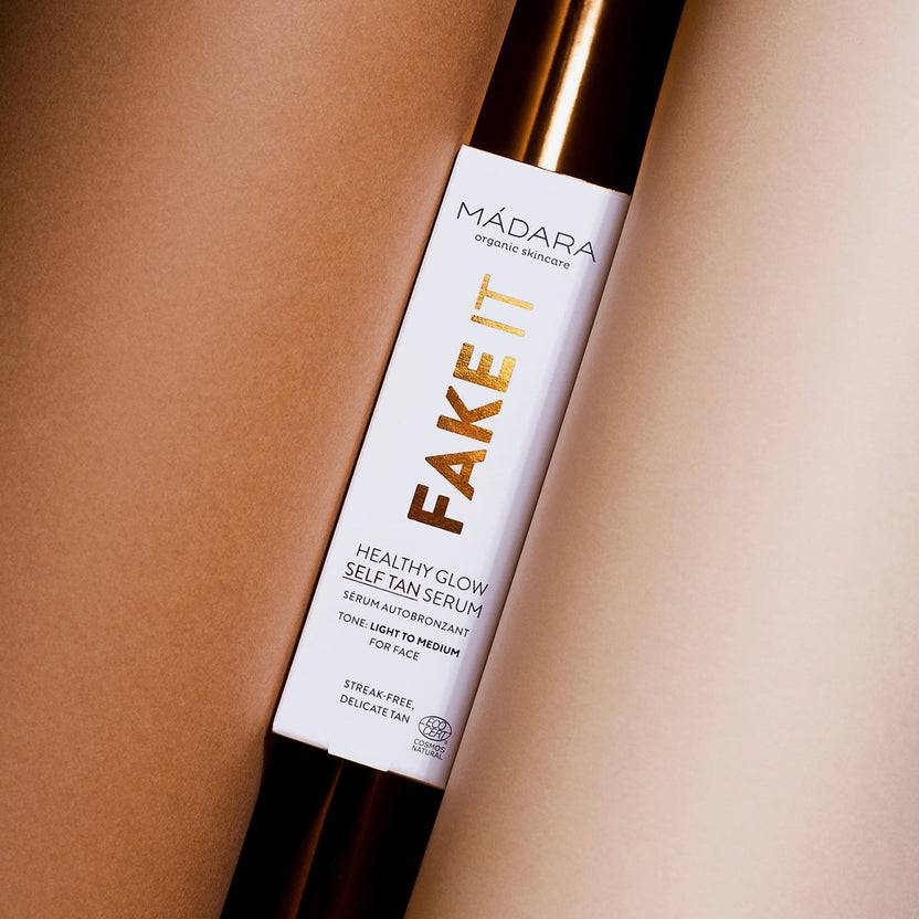 MÁDARA Cosmetics Fake It Healthy Glow Self Tan Serum For Face (30ml) Kostenloser Versand international